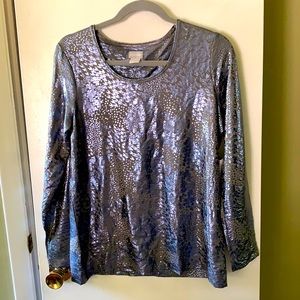 Chico’s top long sleeve